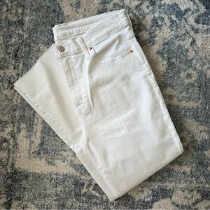 GAP Kick Fit High-Rise White Denim
